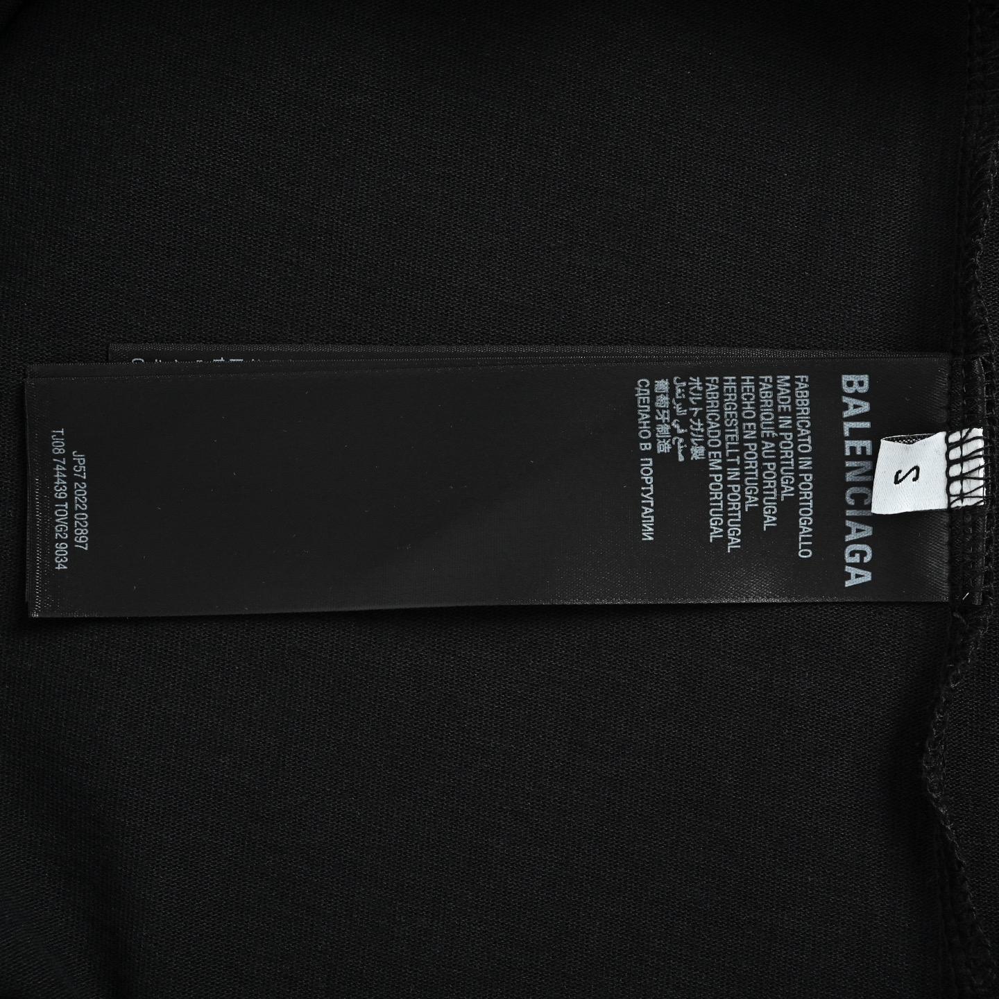 Balenciaga巴黎世家粉色溶解字母印绣短袖