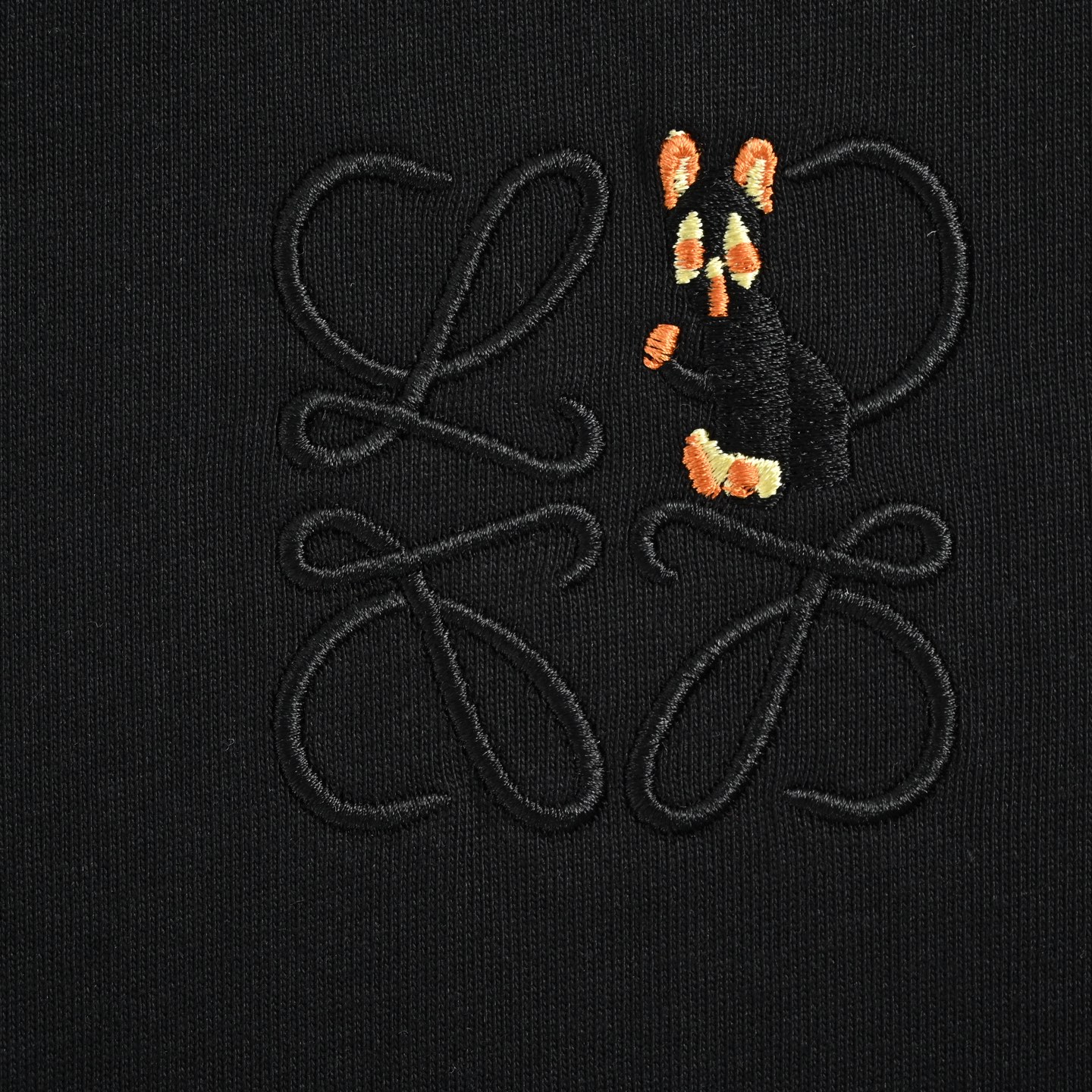 LOEWE X LOUIS WAIN 罗意威 猫咪刺绣短袖T恤 LOEWE X LOUIS WAIN 罗意威 猫咪刺绣短袖T恤