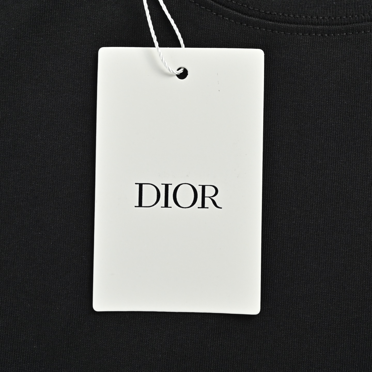 Dior迪奥 经典小CD刺绣logo平纹短袖