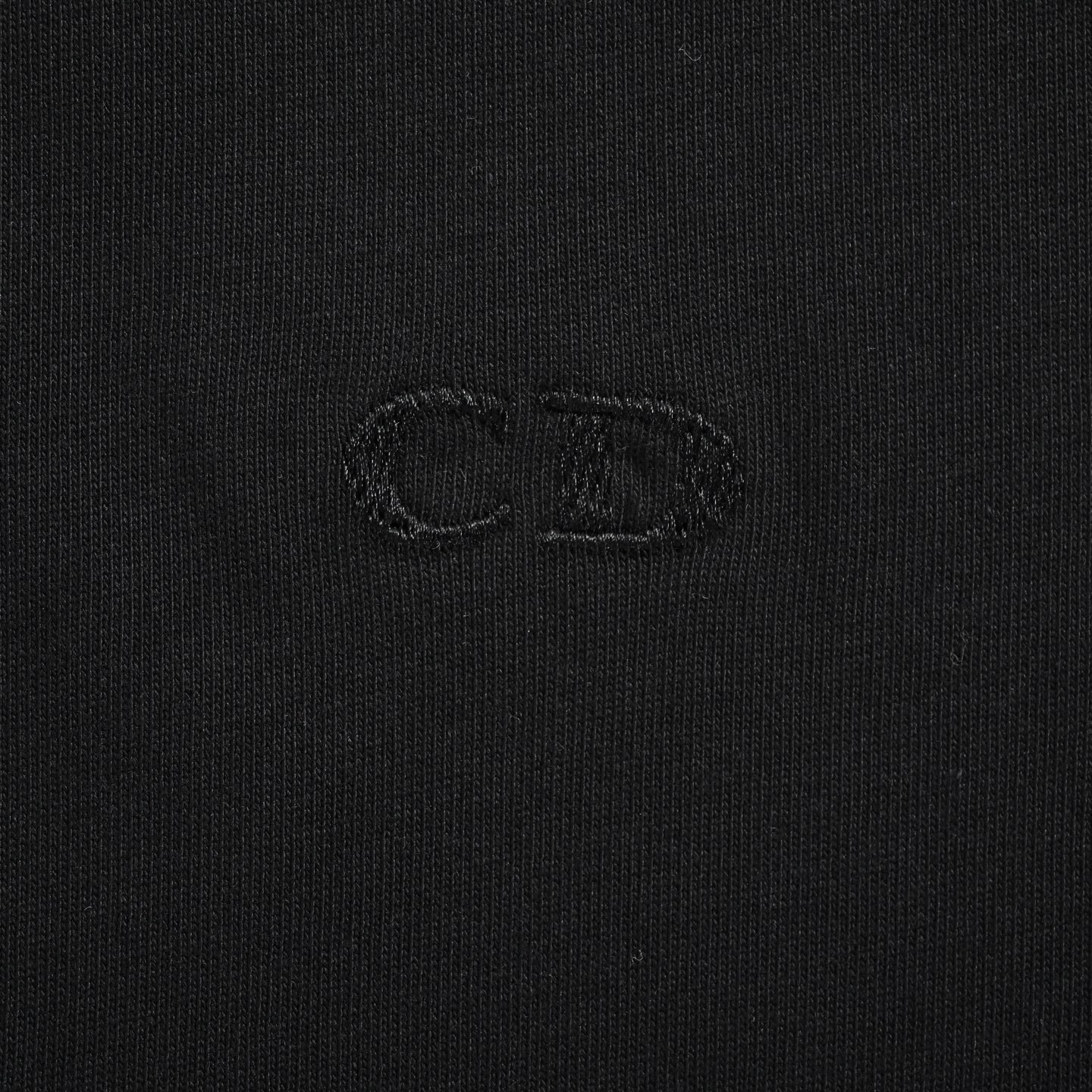 Dior迪奥 经典小CD刺绣logo平纹短袖