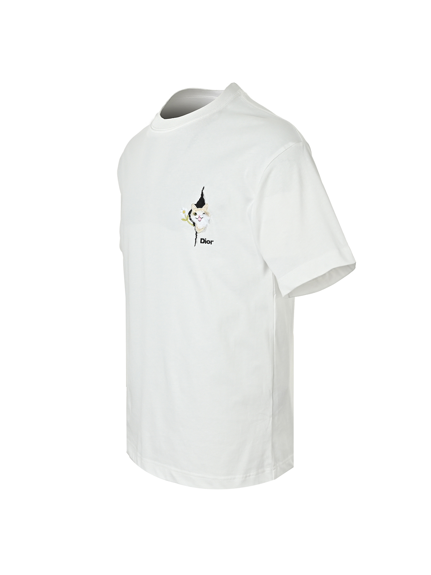 Dior迪奥26ss 小猫刺绣短袖-Top High Quatity Cheap Sneakers Fashion Clothing Clothes Bags handbags Shoes of all Brand wholesale With The best Quality And Beautiful Price from China Factory Chinese suppliers wholesaler seller Dior迪奥26ss 小猫刺绣短袖