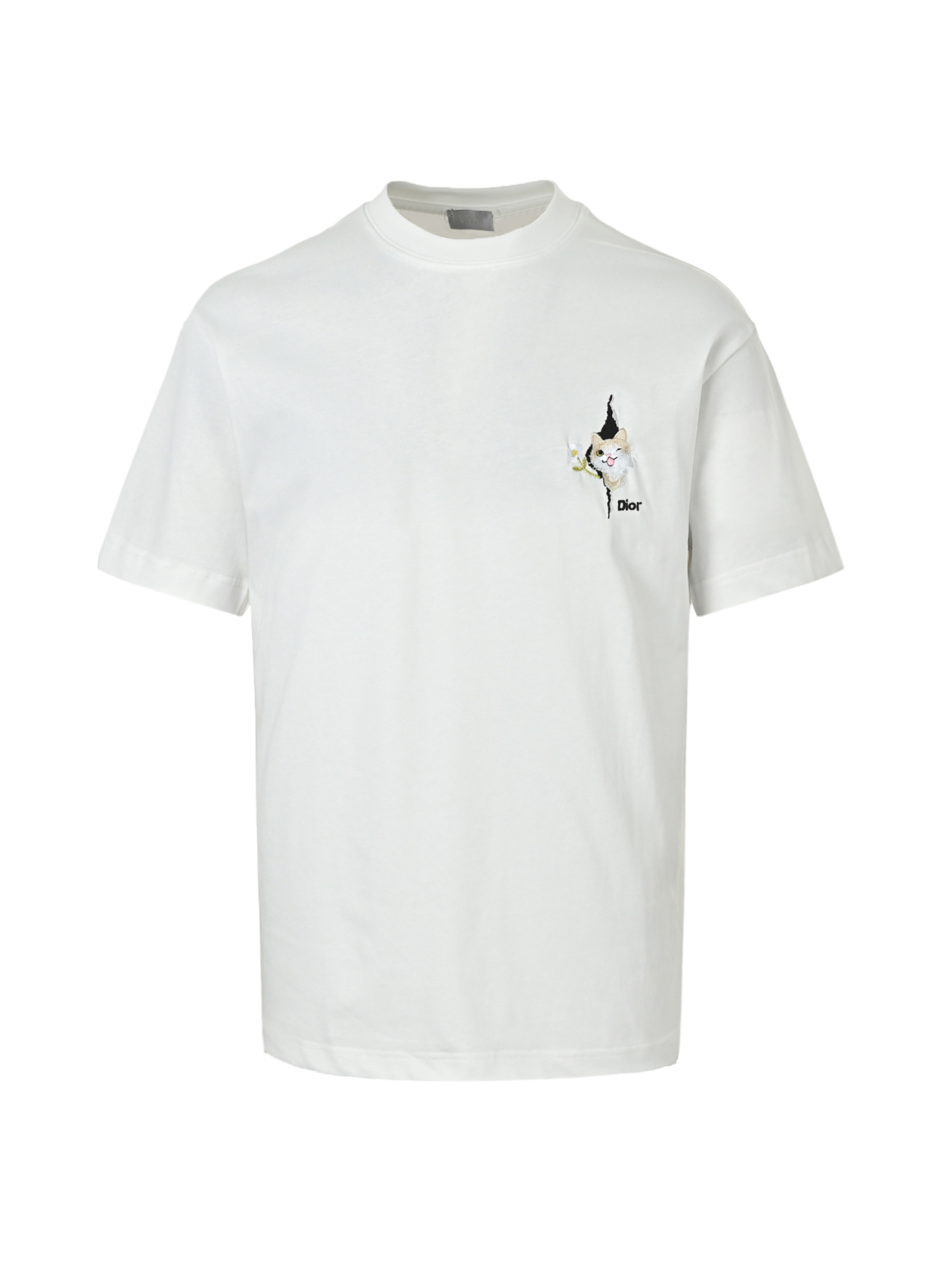 Dior迪奥26ss 小猫刺绣短袖-Top High Quatity Cheap Sneakers Fashion Clothing Clothes Bags handbags Shoes of all Brand wholesale With The best Quality And Beautiful Price from China Factory Chinese suppliers wholesaler seller Dior迪奥26ss 小猫刺绣短袖