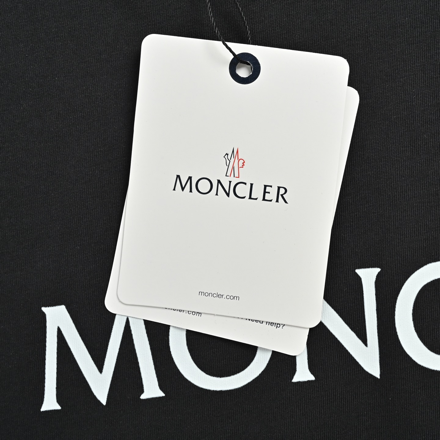 Moncler/蒙口 24ss经典字母刺绣标短袖 黑色/白色-Chinese UA Cheap High Quatity Brand Clothes Bags handbags Sneakers wholesale wholesaler seller from China Factory suppliers Fashion Clothing Shoes best Quality Beautiful Price Moncler/蒙口 24ss经典字母刺绣标短袖 黑色/白色