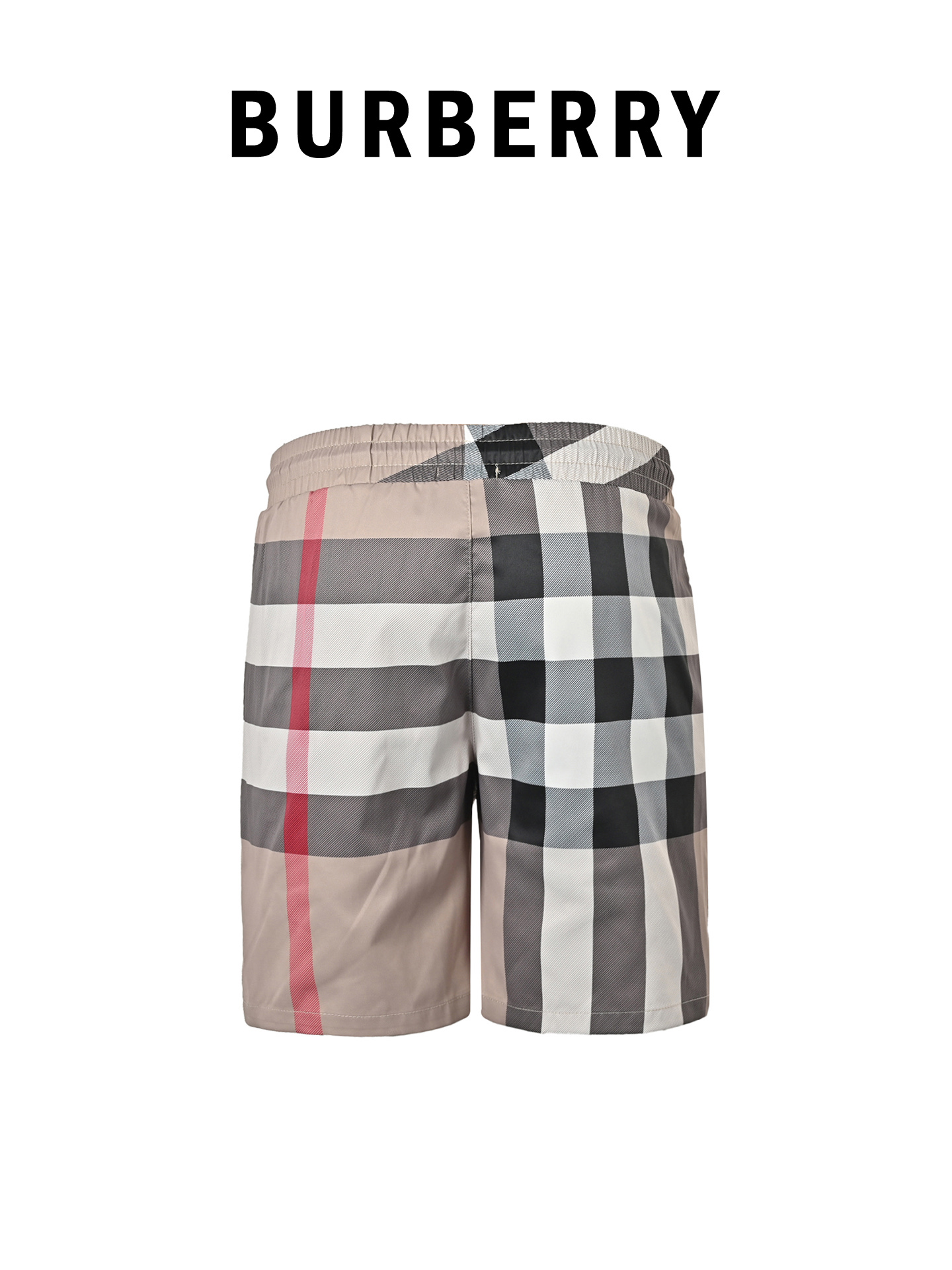 Burberry/巴宝莉 经典条纹格子沙滩短裤 卡其格 宝蓝格-Chinese UA Cheap High Quatity Brand Clothes Bags handbags Sneakers wholesale wholesaler seller from China Factory suppliers Fashion Clothing Shoes best Quality Beautiful Price Burberry/巴宝莉 经典条纹格子沙滩短裤 卡其格 宝蓝格