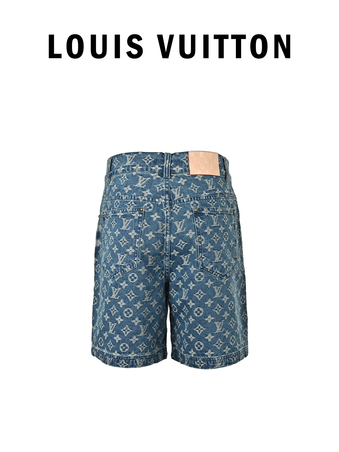 Louis Vuitton/路易威登 满印老花牛仔短裤