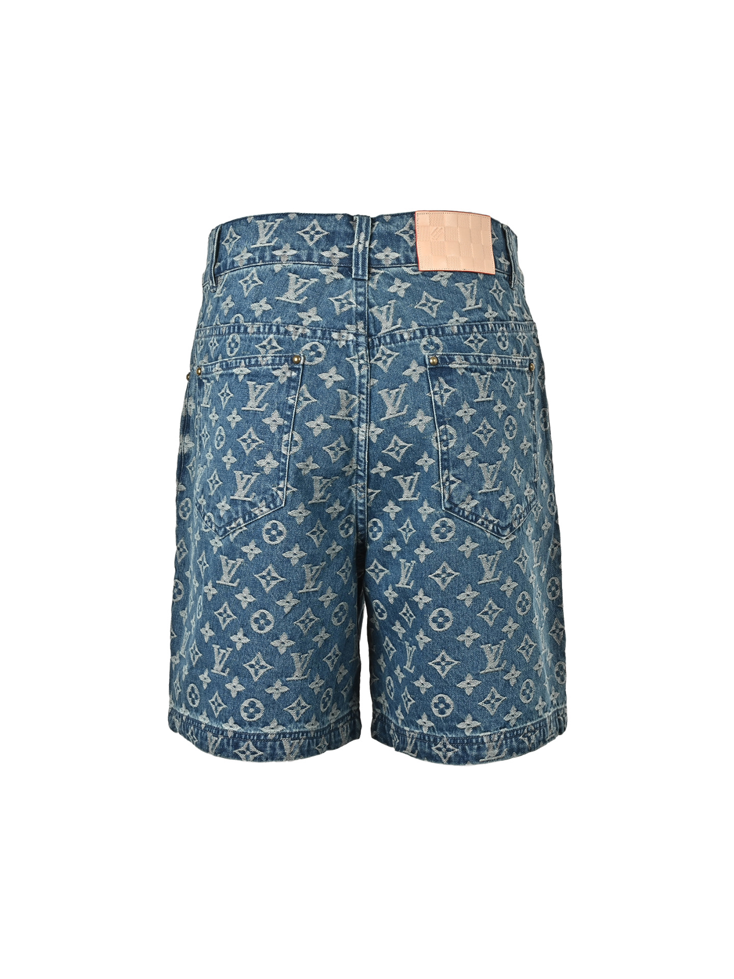 Louis Vuitton/路易威登 满印老花牛仔短裤