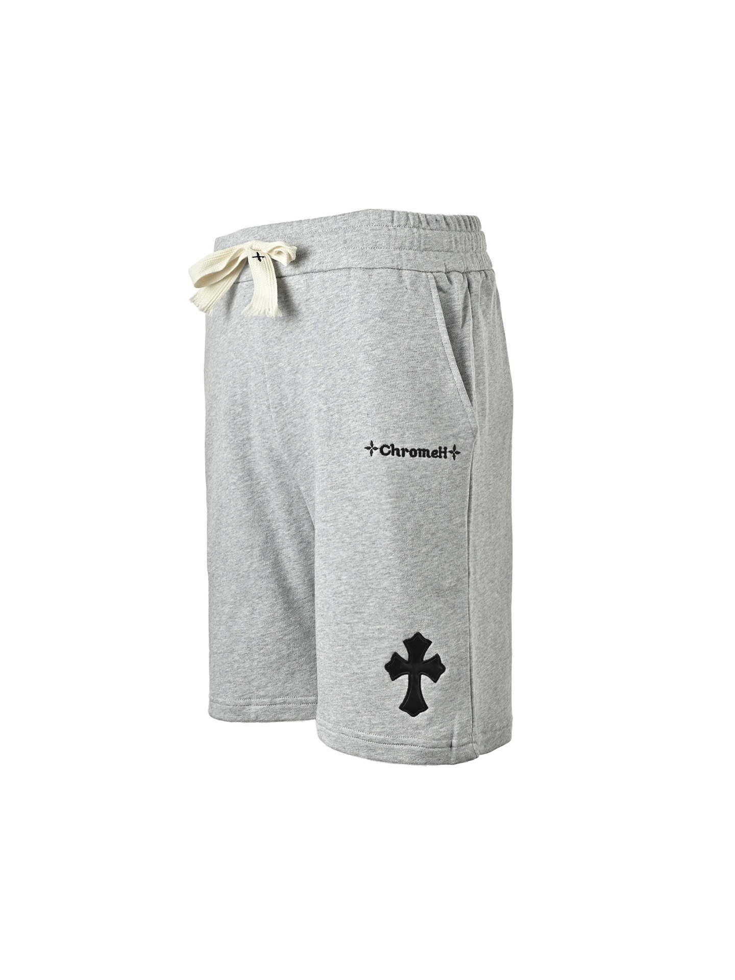 Chrome Hearts/克罗心 贴皮十字架短裤-Chinese UA Cheap High Quatity Brand Clothes Bags handbags Sneakers wholesale wholesaler seller from China Factory suppliers Fashion Clothing Shoes best Quality Beautiful Price Chrome Hearts/克罗心 贴皮十字架短裤
