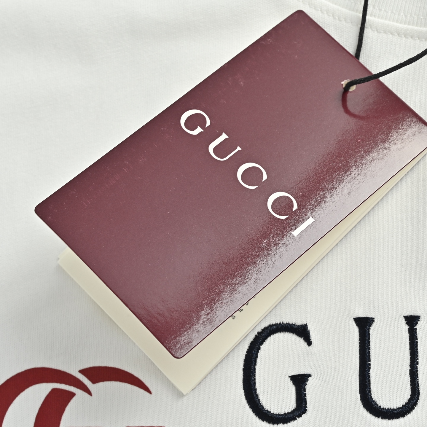 GUCCI古驰 马衔扣刺绣圆领短袖T恤 加上古驰刺绣字母