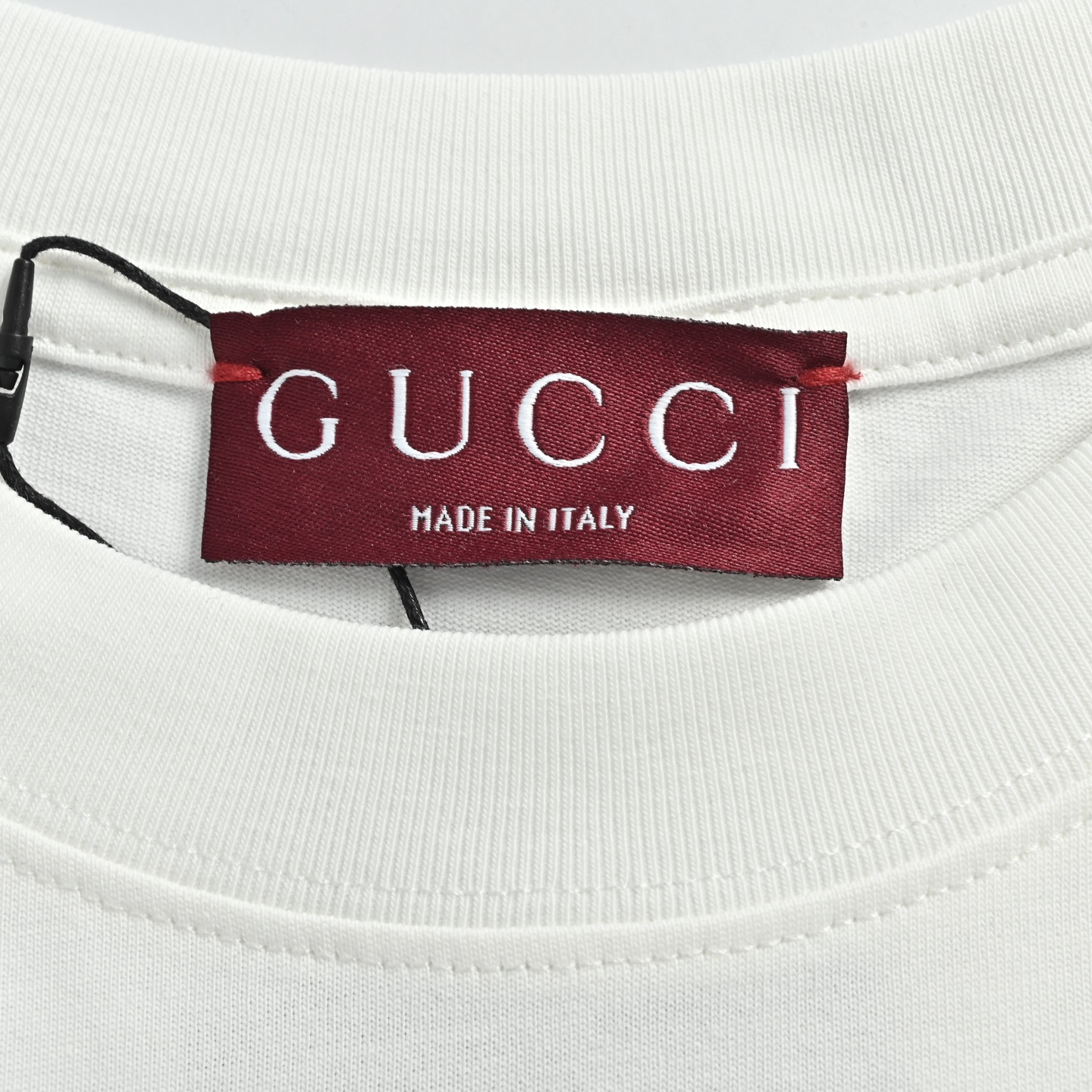 GUCCI古驰 马衔扣刺绣圆领短袖T恤 加上古驰刺绣字母
