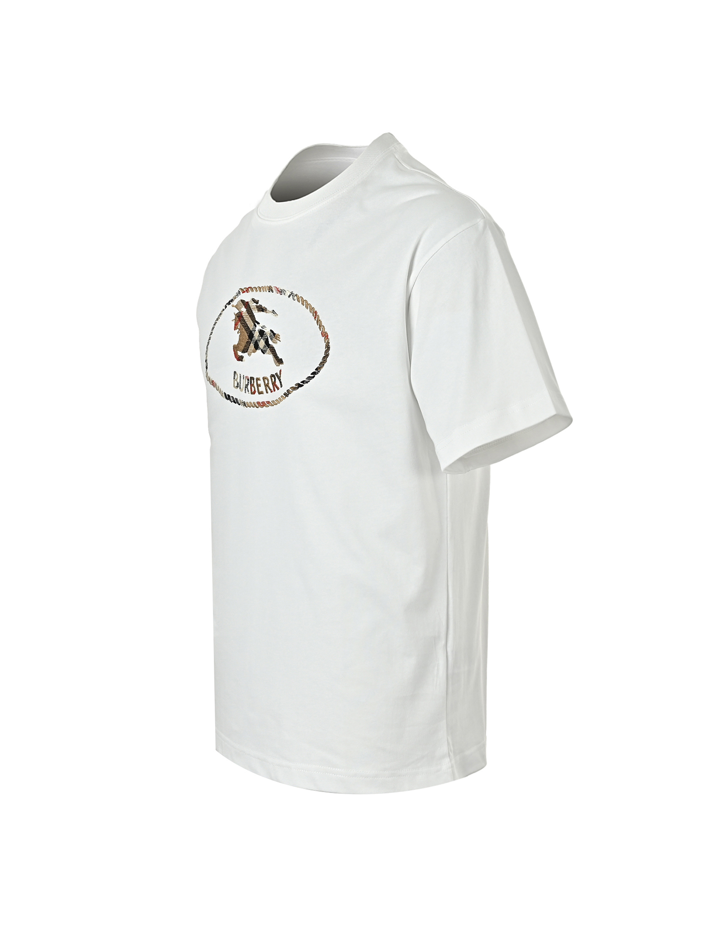 BURBERRY巴宝莉BBR圆圈骑士战马格纹刺绣短袖T恤-Top High Quatity Cheap Sneakers Fashion Clothing Clothes Bags handbags Shoes of all Brand wholesale With The best Quality And Beautiful Price from China Factory Chinese suppliers wholesaler seller BURBERRY巴宝莉BBR圆圈骑士战马格纹刺绣短袖T恤