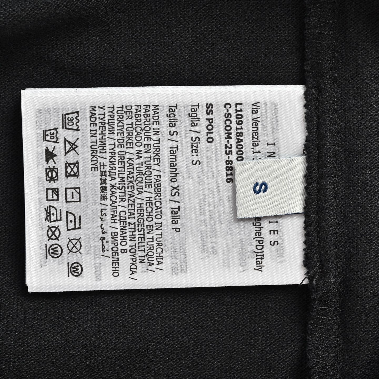 Moncler/蒙口 拼色袖标Polo短袖