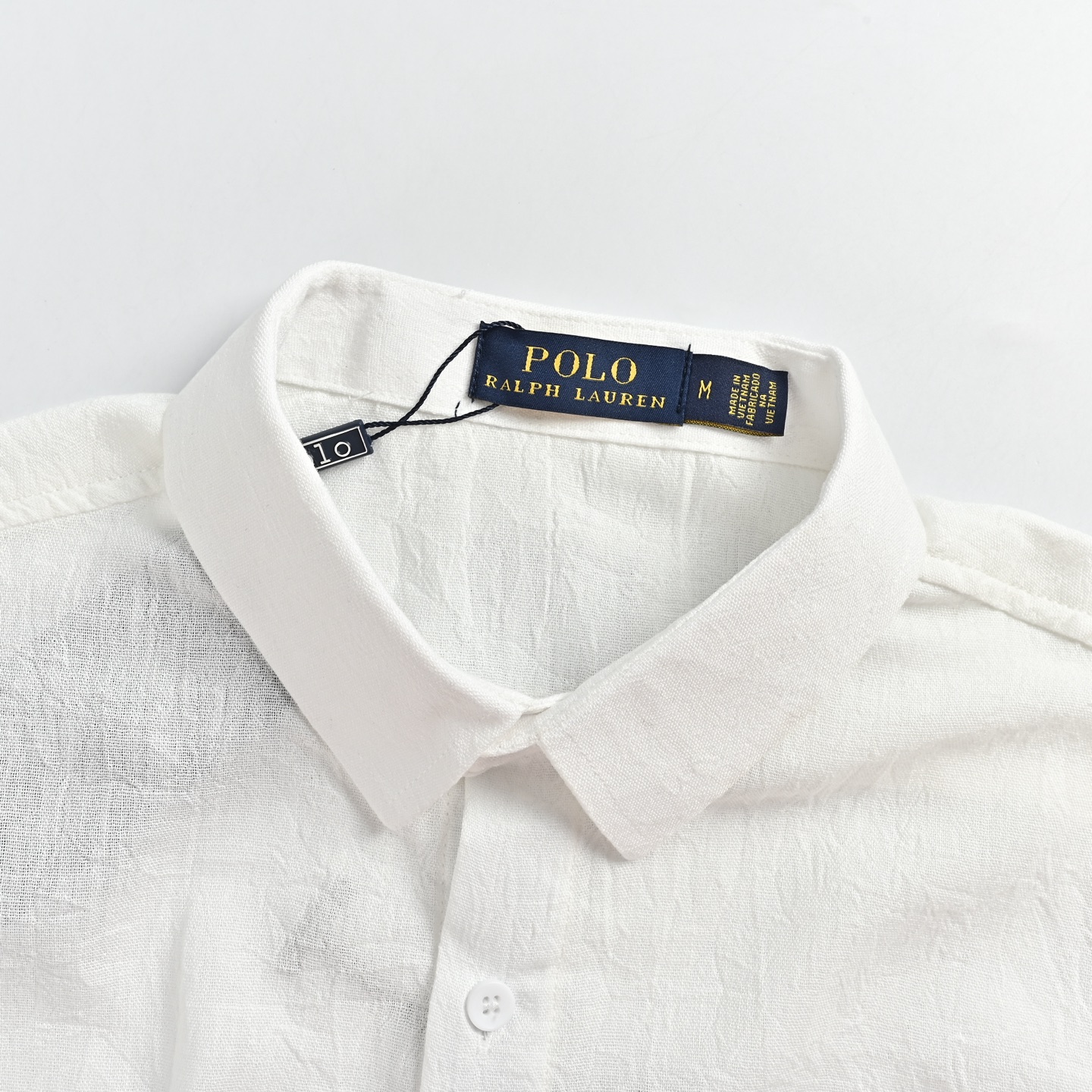 Polo Ralah Lauren拉夫劳伦金线骑士战马亚麻衬衫 白色 黑色