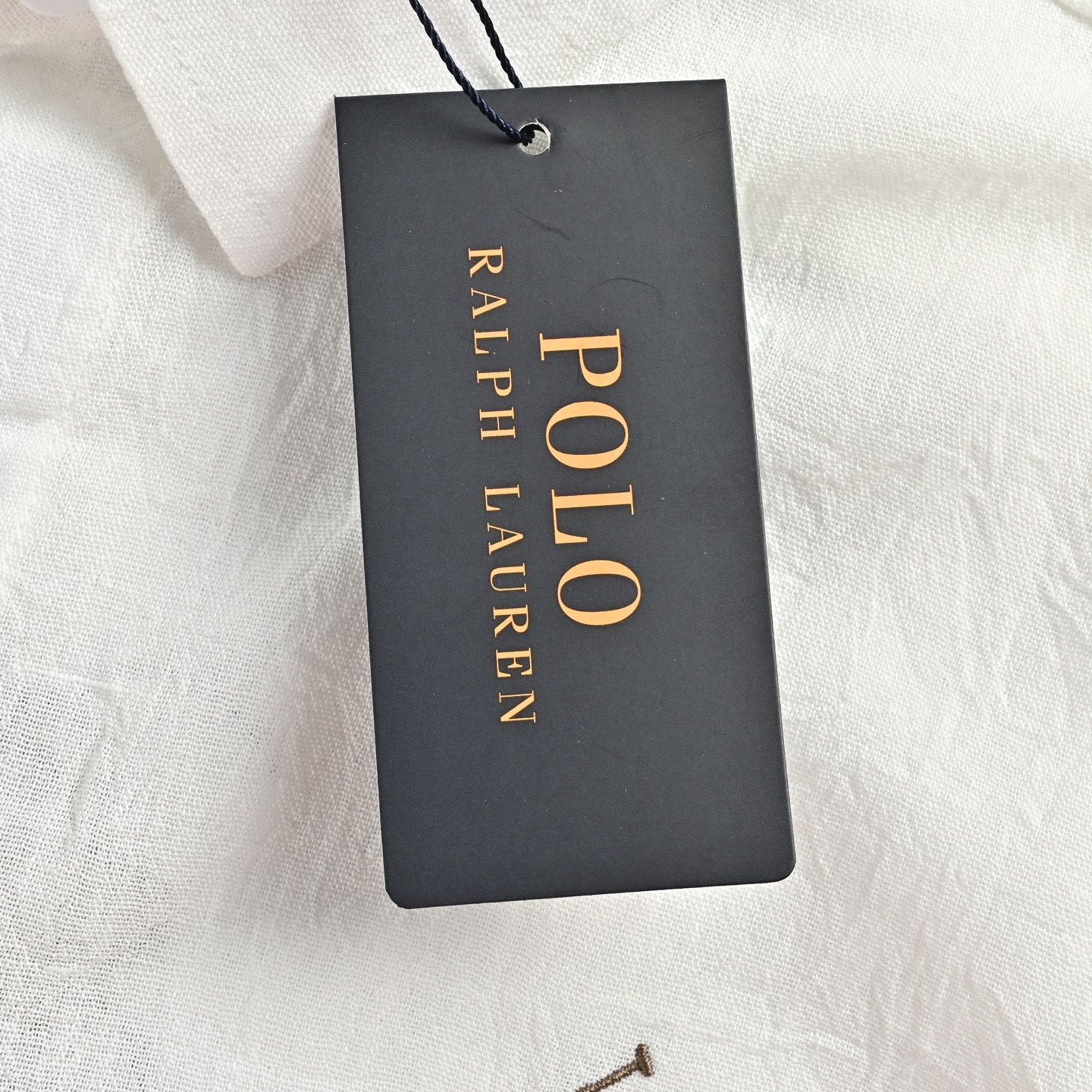 Polo Ralah Lauren拉夫劳伦金线骑士战马亚麻衬衫 白色 黑色