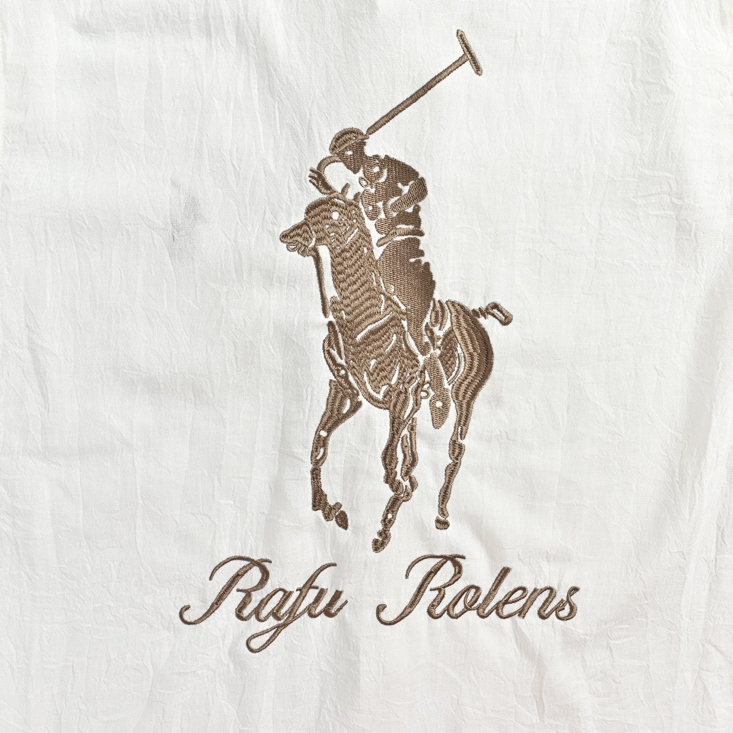 Polo Ralah Lauren拉夫劳伦金线骑士战马亚麻衬衫 白色 黑色