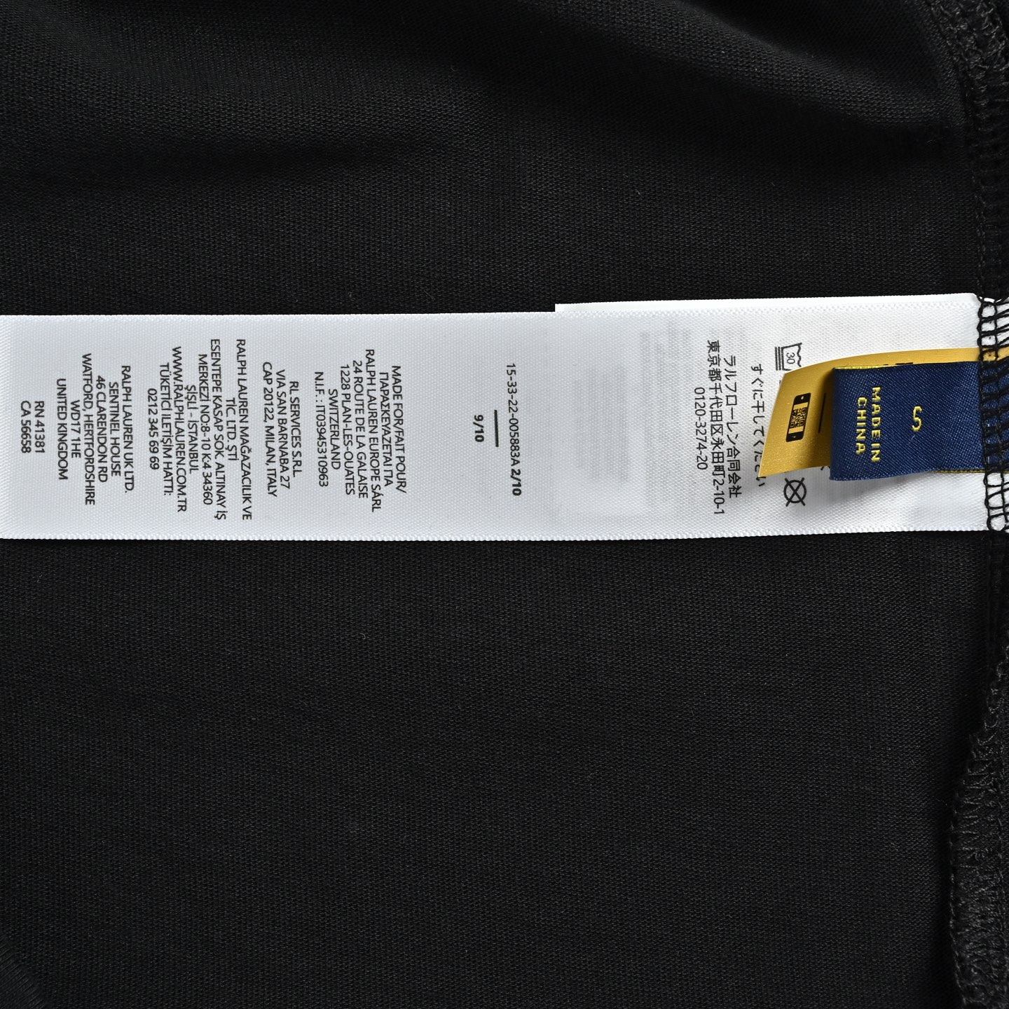 (黑色) Ralph Lauren/拉夫劳伦 大标logo刺绣圆领短袖-Top High Quatity Cheap Sneakers Fashion Clothing Clothes Bags handbags Shoes of all Brand wholesale With The best Quality And Beautiful Price from China Factory Chinese suppliers wholesaler seller (黑色) Ralph Lauren/拉夫劳伦 大标logo刺绣圆领短袖