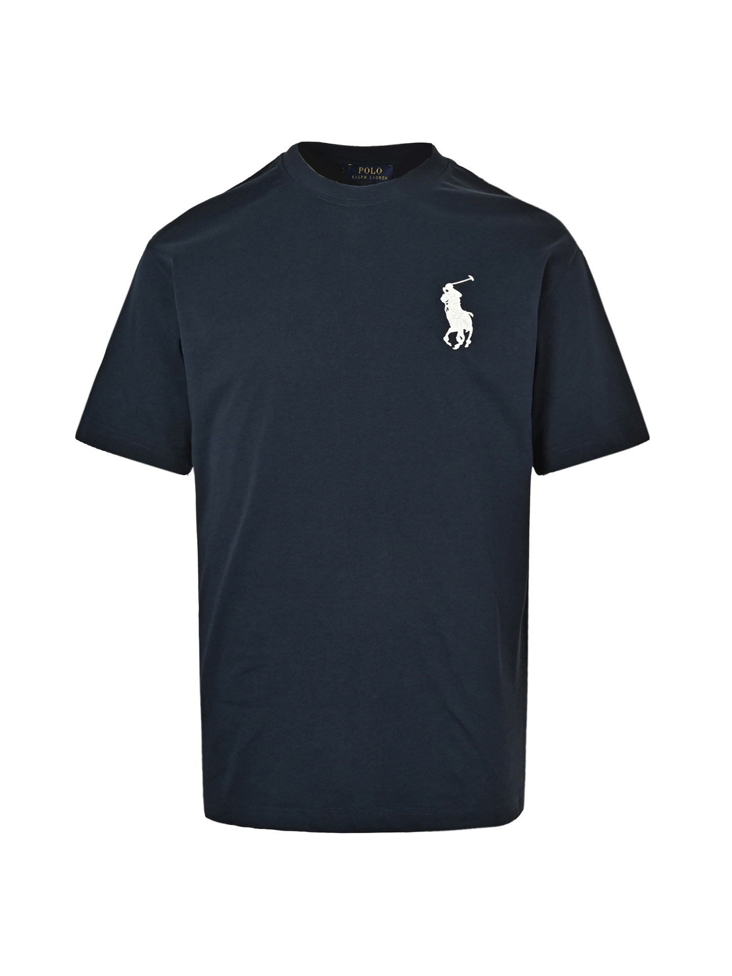 (藏青) Ralph Lauren/拉夫劳伦 大标logo刺绣圆领短袖-Chinese UA Cheap High Quatity Brand Clothes Bags handbags Sneakers wholesale wholesaler seller from China Factory suppliers Fashion Clothing Shoes best Quality Beautiful Price (藏青) Ralph Lauren/拉夫劳伦 大标logo刺绣圆领短袖