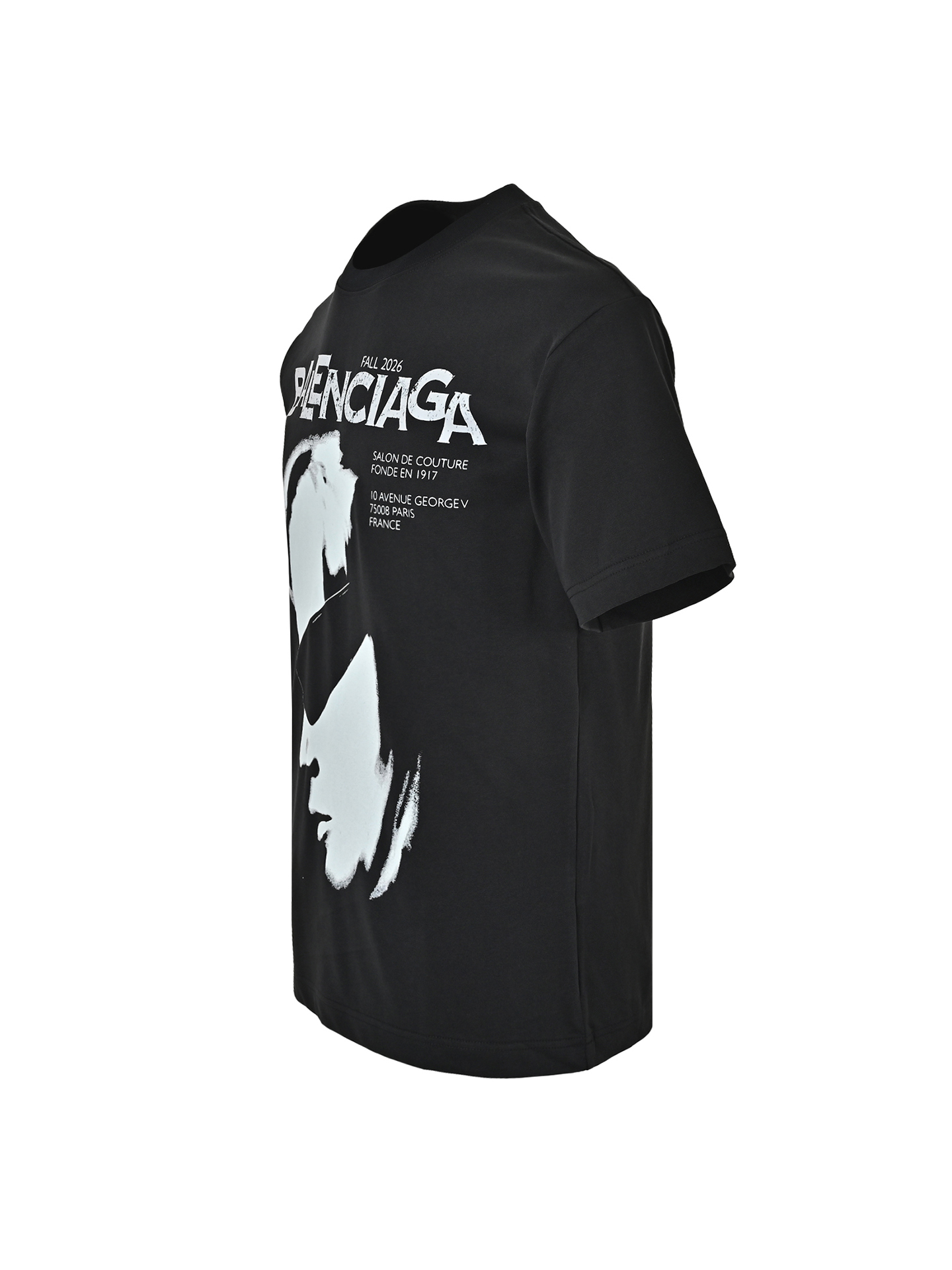 Balenciaga 巴黎世家 26ss 人像艺术字母印花短袖 墨镜黑白人像印花短袖T恤 黑色-Chinese UA Cheap High Quatity Brand Clothes Bags handbags Sneakers wholesale wholesaler seller from China Factory suppliers Fashion Clothing Shoes best Quality Beautiful Price Balenciaga 巴黎世家 26ss 人像艺术字母印花短袖 墨镜黑白人像印花短袖T恤 黑色