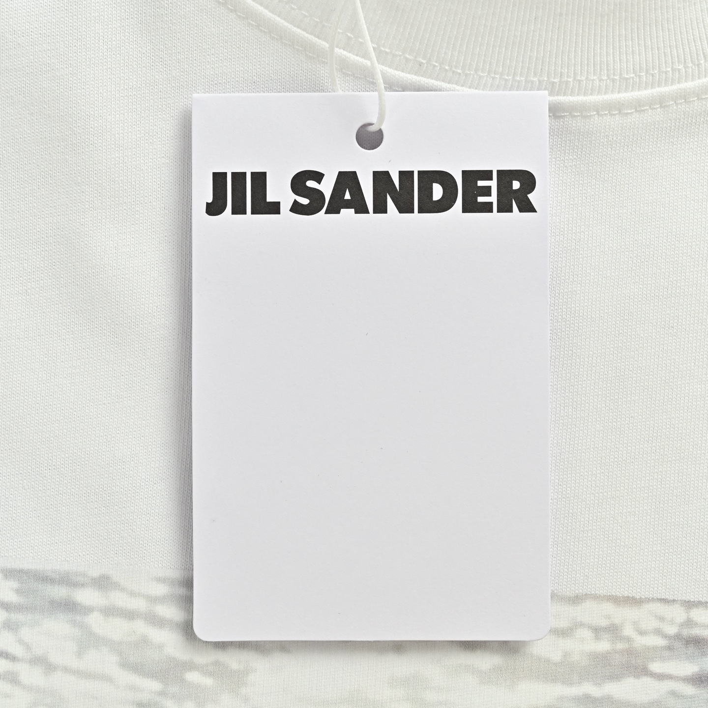 JIL SANDER 吉尔桑德 ss26秀款波光粼粼印花短袖T恤