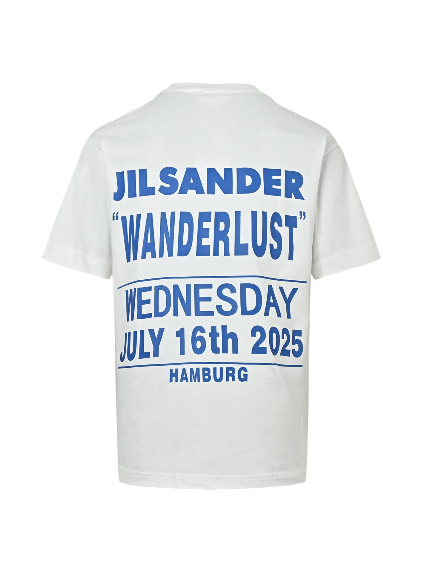 JIL SANDER 吉尔桑德 ss26秀款波光粼粼印花短袖T恤