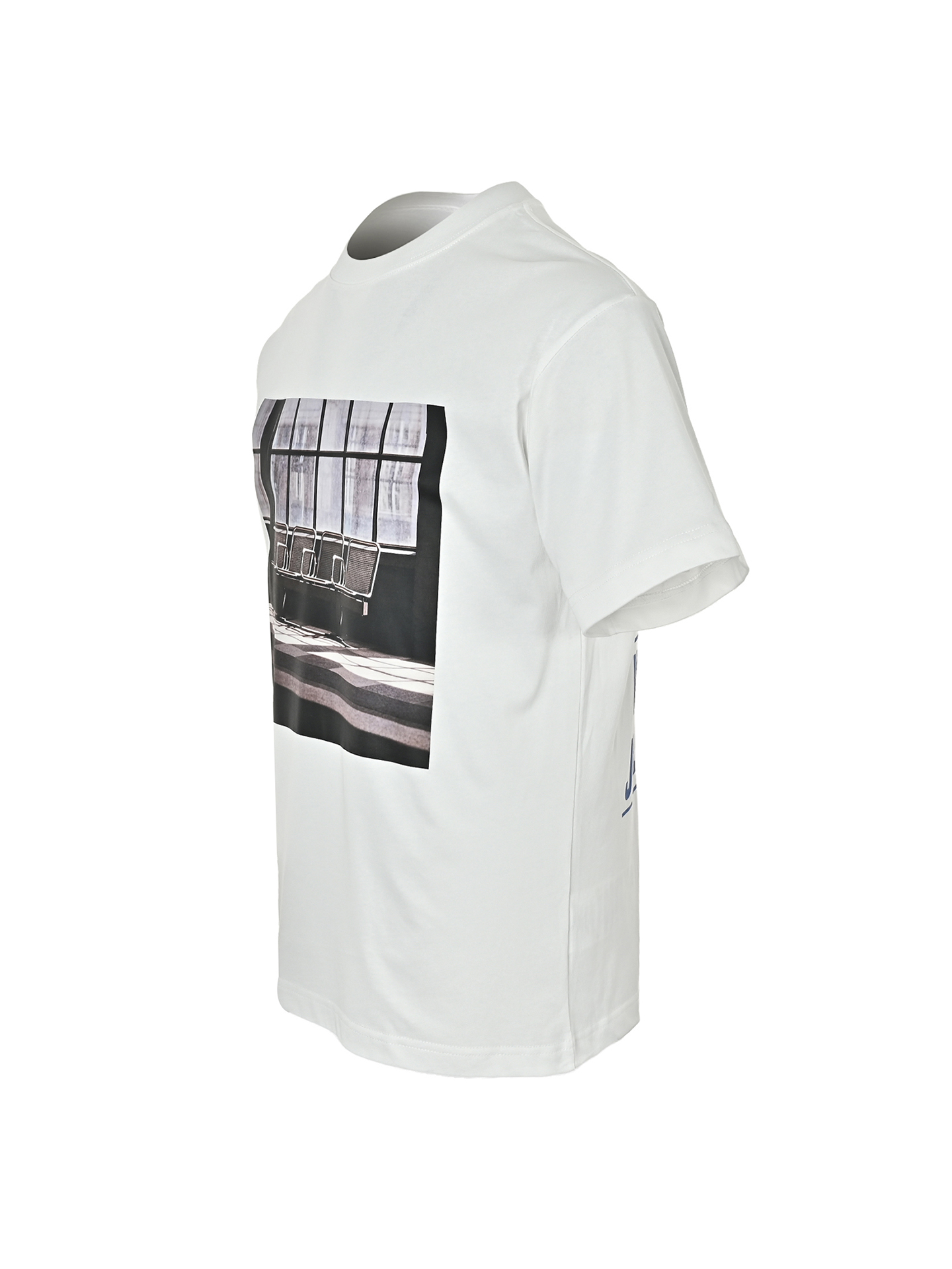 JIL SANDER 吉尔桑德 复古候车室座椅印花短袖T恤-Top High Quatity Cheap Sneakers Fashion Clothing Clothes Bags handbags Shoes of all Brand wholesale With The best Quality And Beautiful Price from China Factory Chinese suppliers wholesaler seller JIL SANDER 吉尔桑德 复古候车室座椅印花短袖T恤