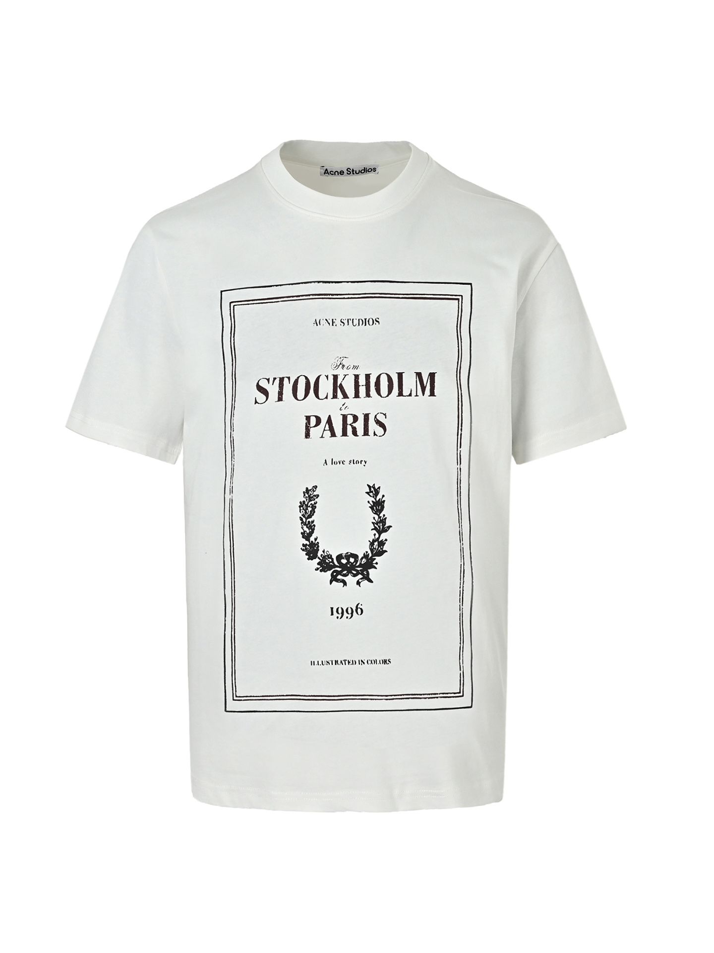 Acne studios 艾克妮 FW25 字母图案短袖T恤