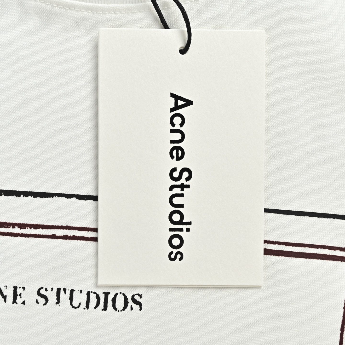 Acne studios 艾克妮 FW25 字母图案短袖T恤