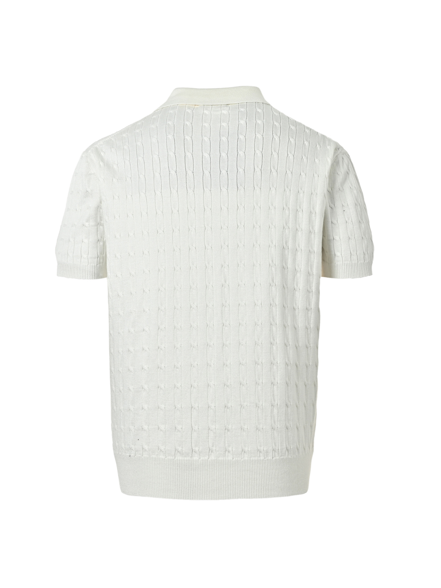 Ralph Lauren/拉夫劳伦 马标刺绣绞花针织Polo短袖