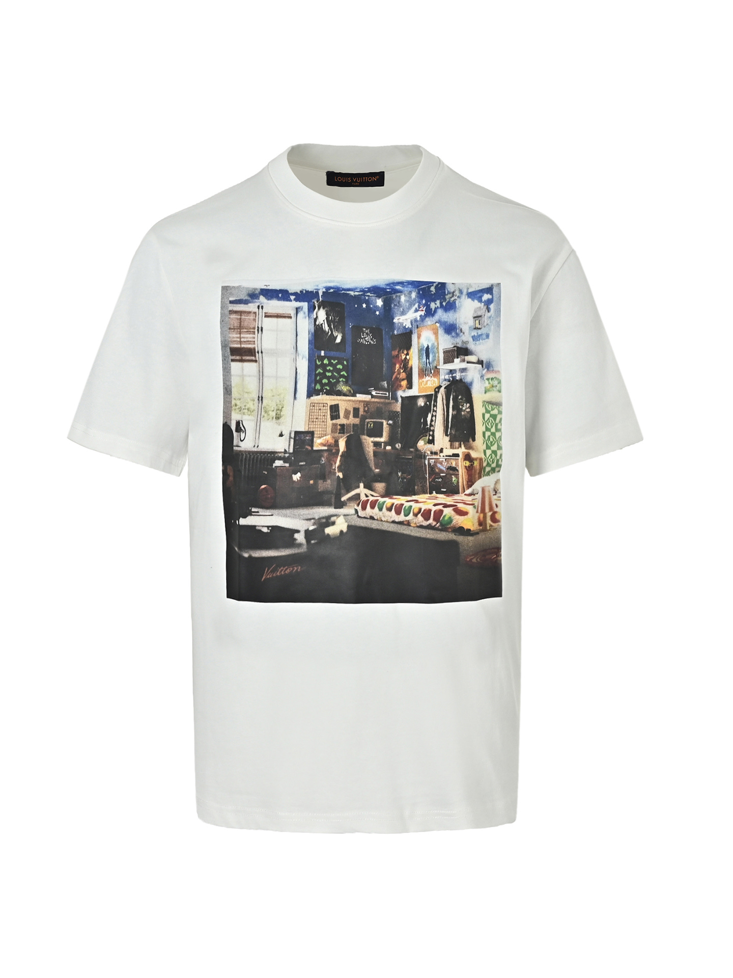 Louis Vuitton路易威登24ss油画涂鸦印花短袖-Top High Quatity Cheap Sneakers Fashion Clothing Clothes Bags handbags Shoes of all Brand wholesale With The best Quality And Beautiful Price from China Factory Chinese suppliers wholesaler seller Louis Vuitton路易威登24ss油画涂鸦印花短袖