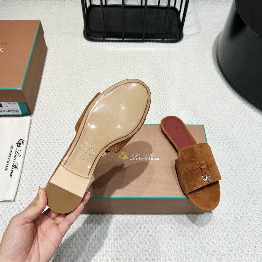 “High-Quality Lor*Pian*25vs Spring and Summer Shoes with Zirconium Fabric” - 图片 9