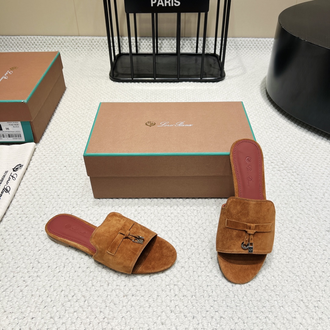“High-Quality Lor*Pian*25vs Spring and Summer Shoes with Zirconium Fabric” - 图片 6