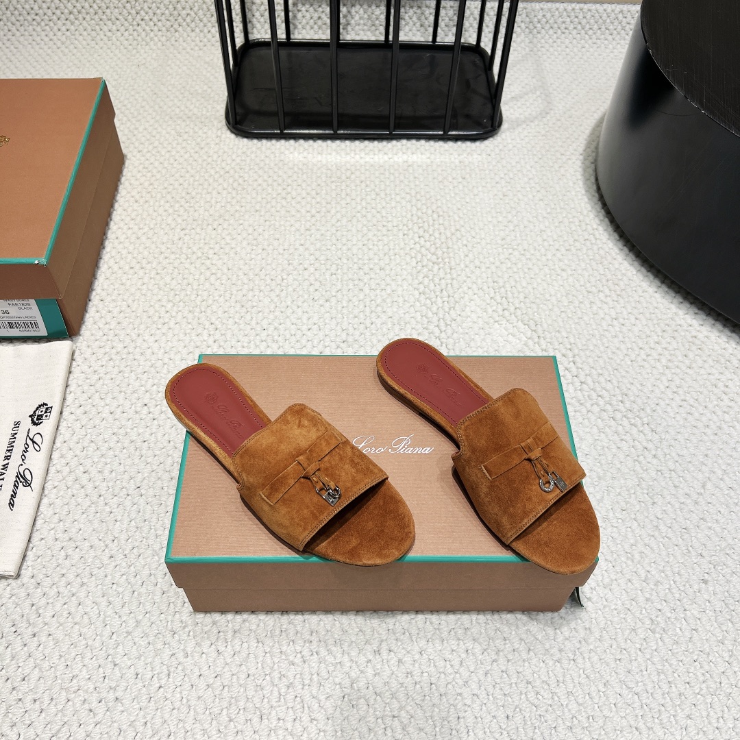 “High-Quality Lor*Pian*25vs Spring and Summer Shoes with Zirconium Fabric” - 图片 3