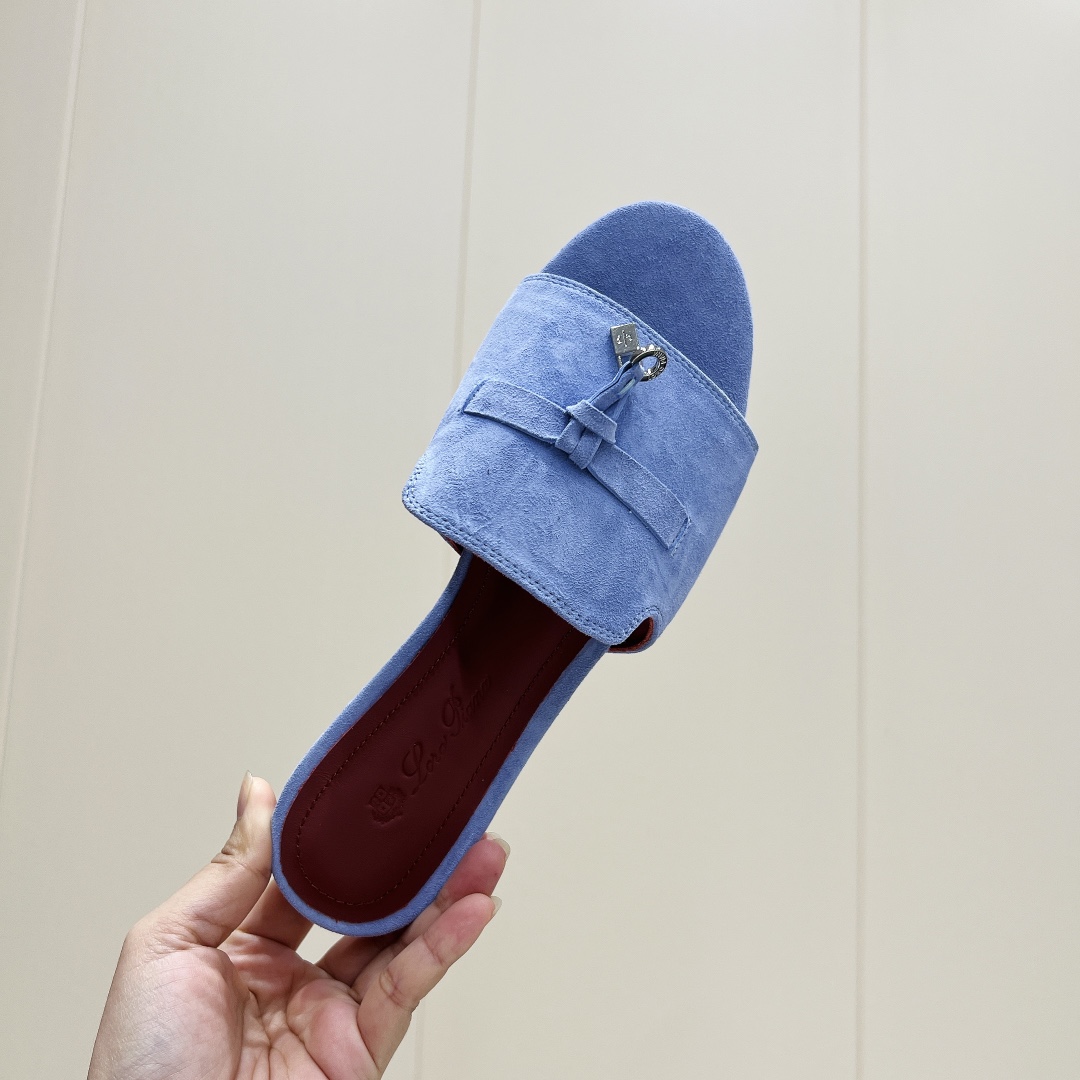 “High-Quality Lor*Pian*25vs Spring and Summer Shoes with Zirconium Fabric and Italian Real Bottom” - 图片 1