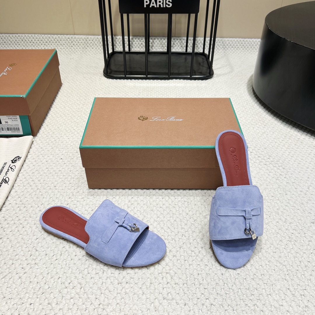 “High-Quality Lor*Pian*25vs Spring and Summer Shoes with Zirconium Fabric and Italian Real Bottom” - 图片 6