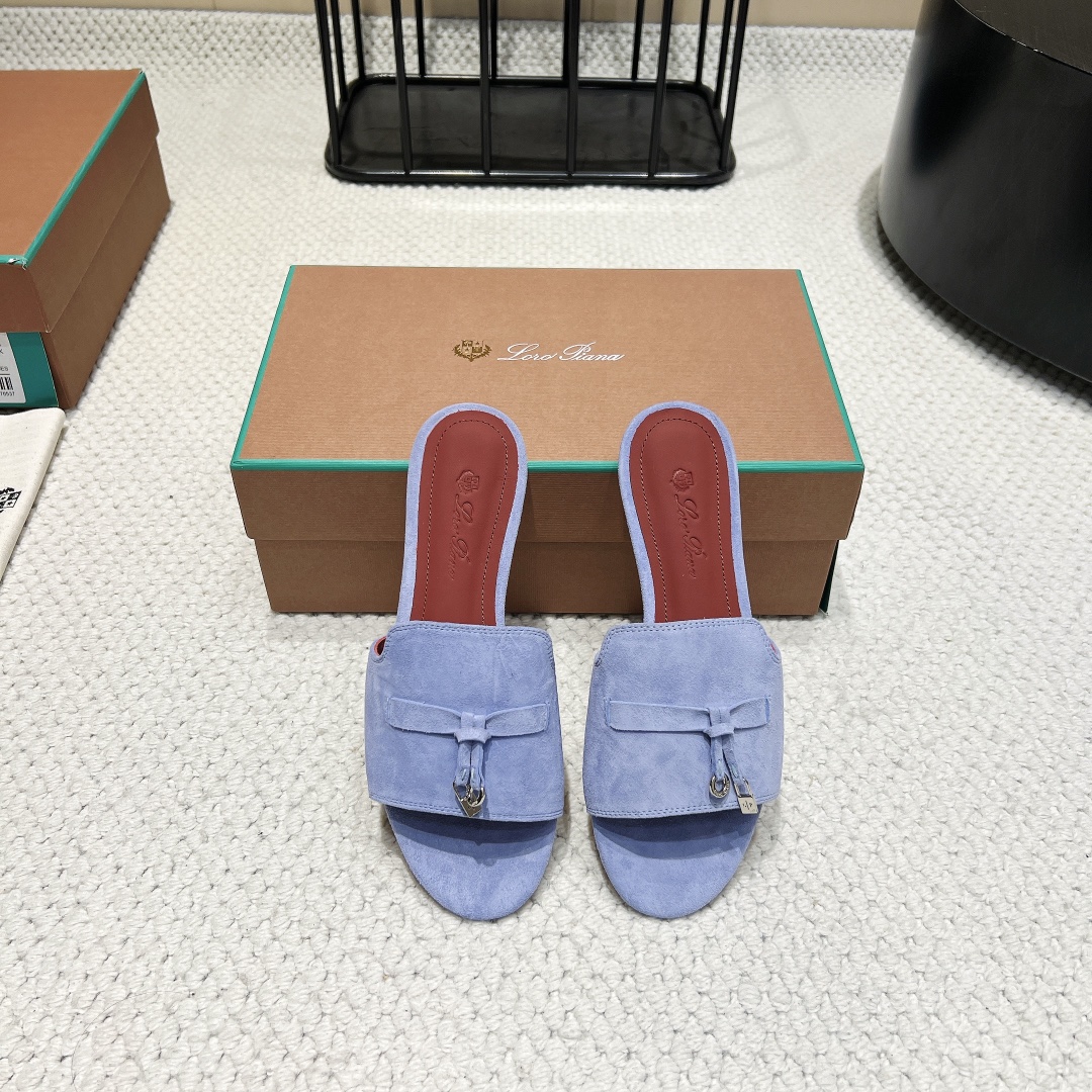 “High-Quality Lor*Pian*25vs Spring and Summer Shoes with Zirconium Fabric and Italian Real Bottom” - 图片 5