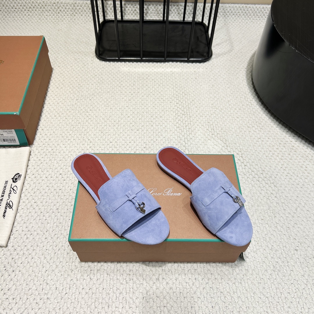 “High-Quality Lor*Pian*25vs Spring and Summer Shoes with Zirconium Fabric and Italian Real Bottom” - 图片 3