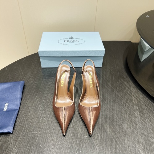 Prada 2025 Runway Slingback Heels - Elegant Pointed-Toe Stilettos 1 Prada 2025 Runway Slingback Heels - Elegant Pointed-Toe Stilettos