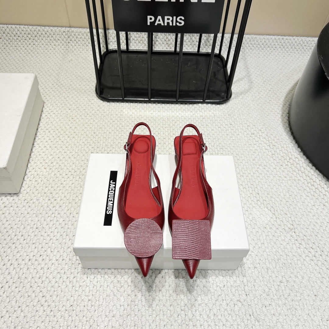 Jacquemus 725 💰 Monopoly Top Version Shoes: Elegant Geometric Design, Italian Craftsmanship - 图片 2