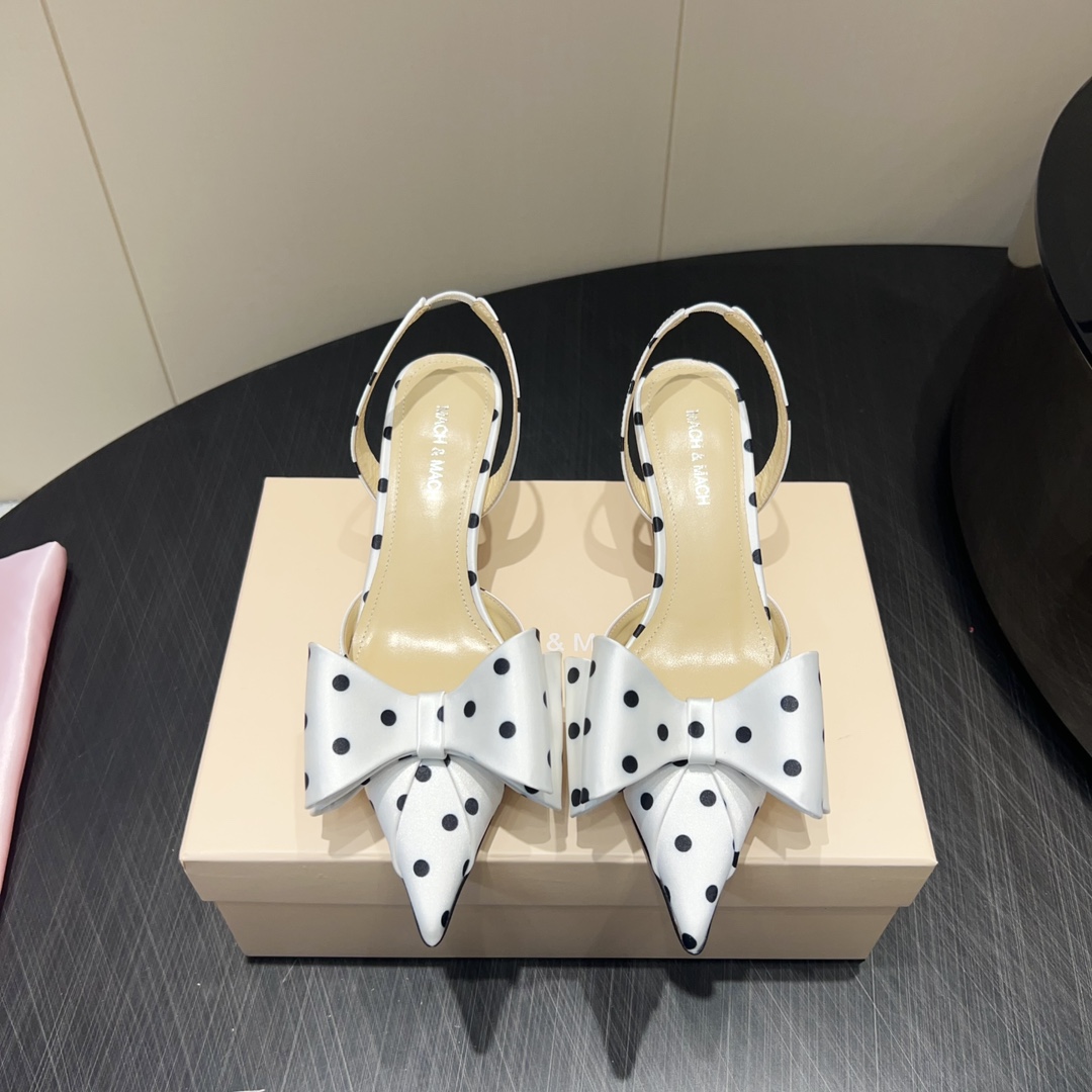 Mach and Mach Butterfly Shoe Series: Elegant Design with Custom Silk and Sheep Skin - 图片 2