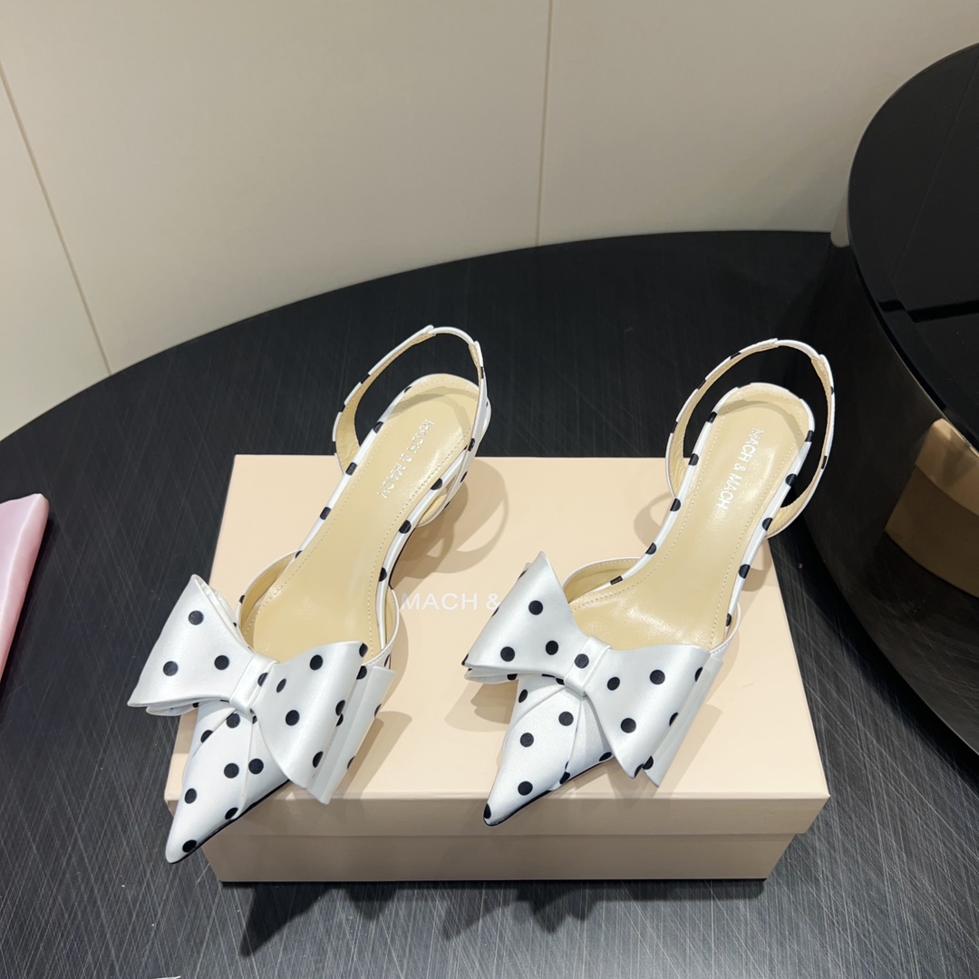 Mach and Mach Butterfly Shoe Series: Elegant Design with Custom Silk and Sheep Skin