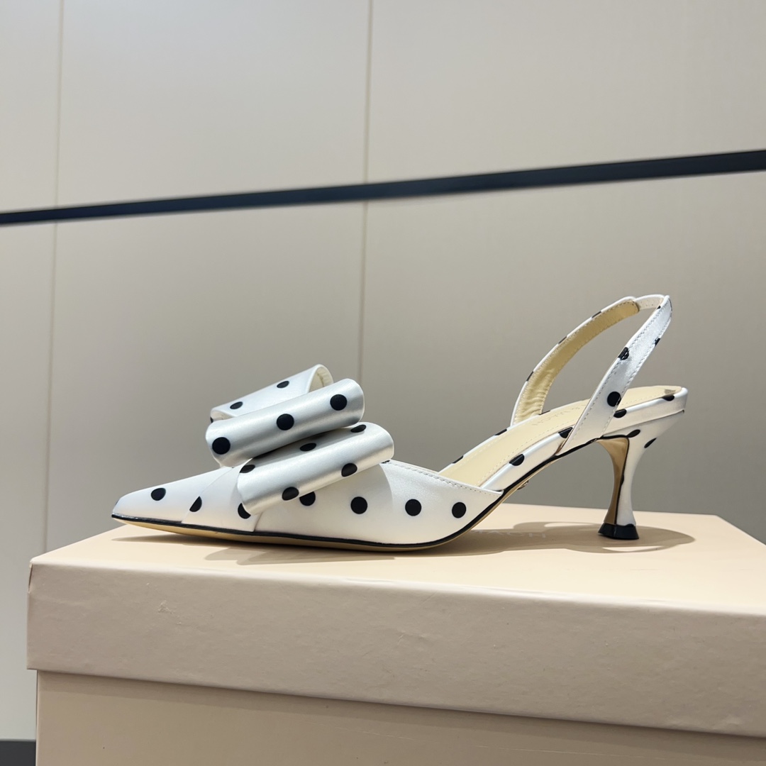 Mach and Mach Butterfly Shoe Series: Elegant Design with Custom Silk and Sheep Skin - 图片 5