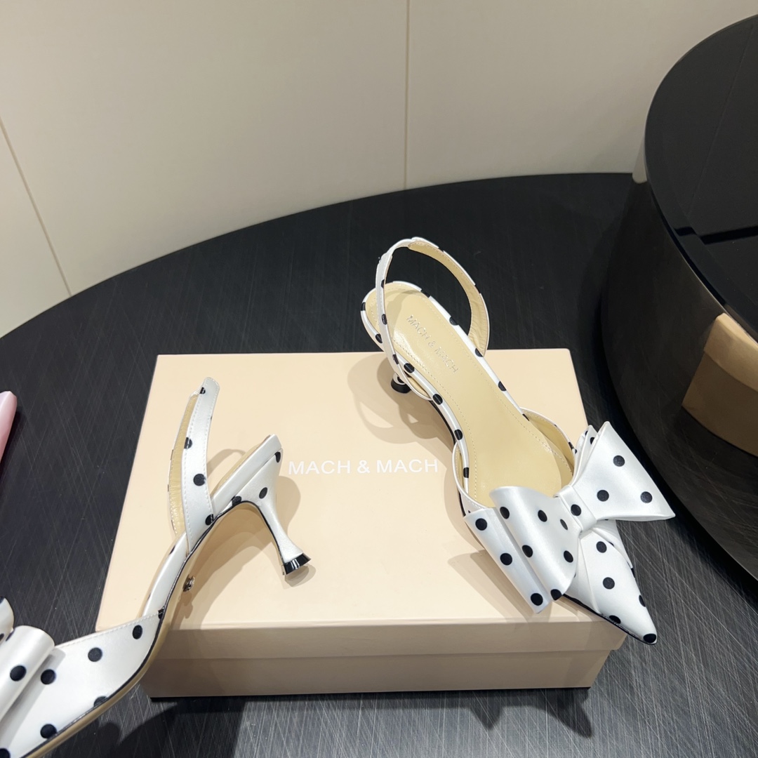 Mach and Mach Butterfly Shoe Series: Elegant Design with Custom Silk and Sheep Skin - 图片 8