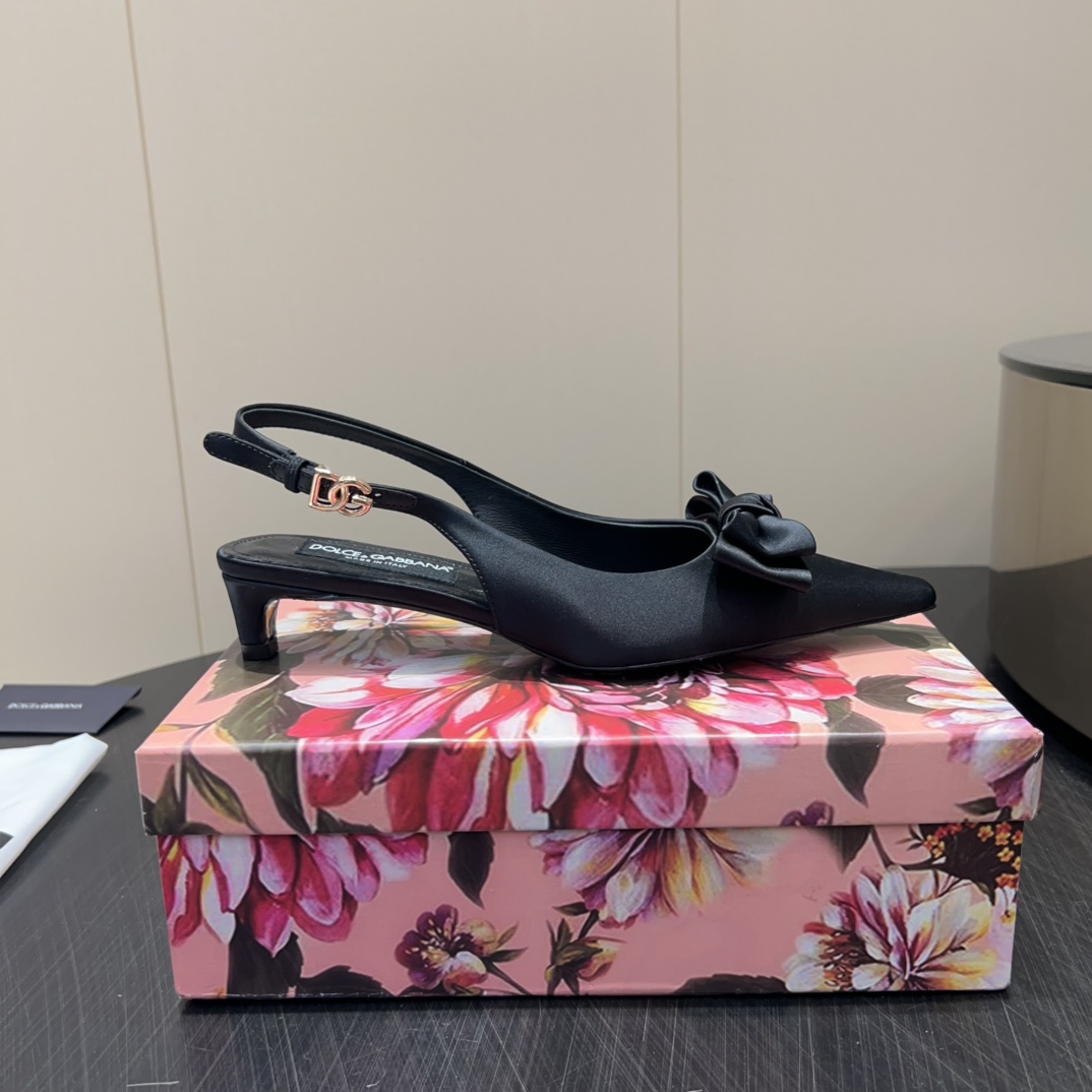 DOLCE & GABBANA 775 Twist Edition Shoes: Custom Silk, Sheepskin, Comfortable and Fashionable - 图片 4