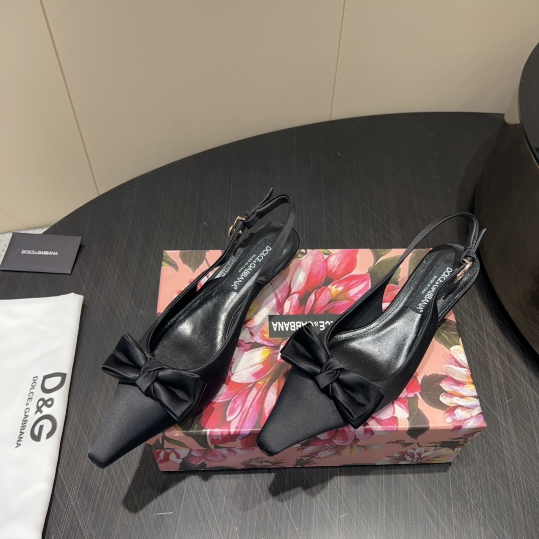 DOLCE & GABBANA 775 Twist Edition Shoes: Custom Silk, Sheepskin, Comfortable and Fashionable - 图片 2