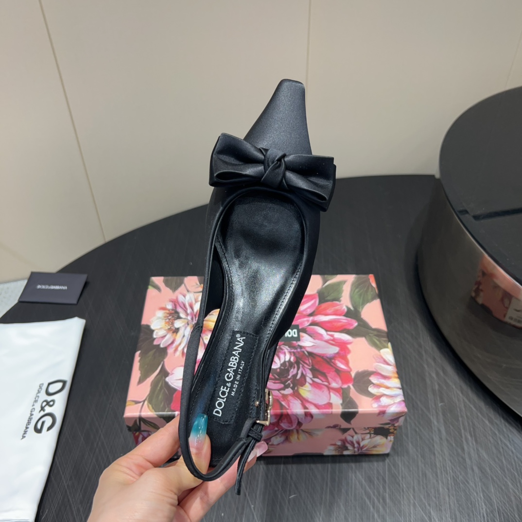 DOLCE & GABBANA 775 Twist Edition Shoes: Custom Silk, Sheepskin, Comfortable and Fashionable - 图片 5