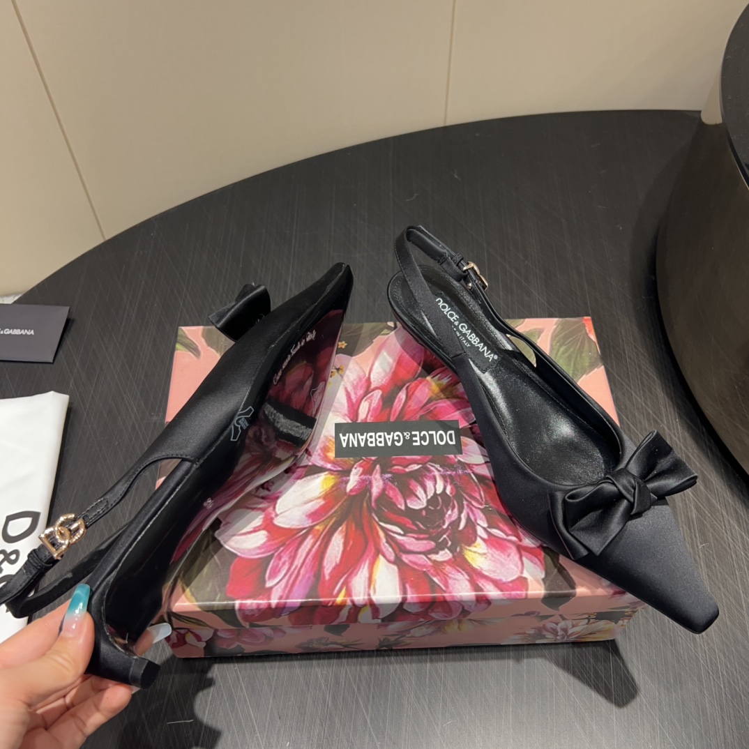 DOLCE & GABBANA 775 Twist Edition Shoes: Custom Silk, Sheepskin, Comfortable and Fashionable - 图片 8