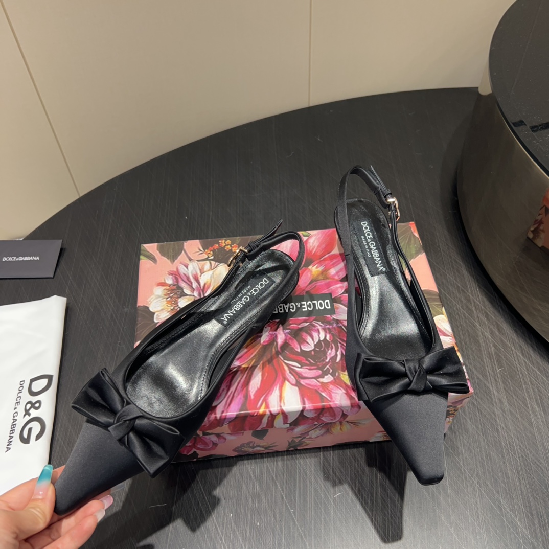 DOLCE & GABBANA 775 Twist Edition Shoes: Custom Silk, Sheepskin, Comfortable and Fashionable - 图片 3