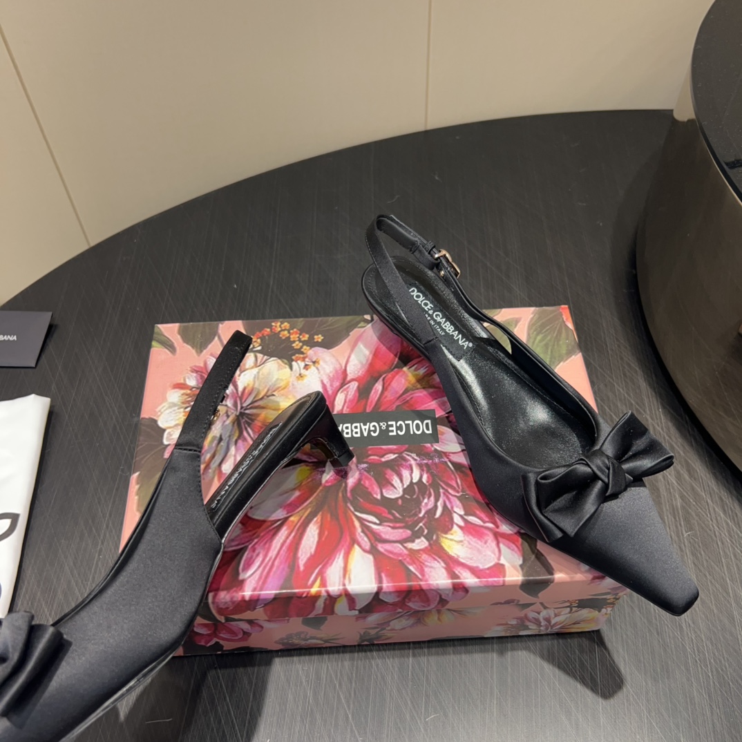 DOLCE & GABBANA 775 Twist Edition Shoes: Custom Silk, Sheepskin, Comfortable and Fashionable - 图片 6