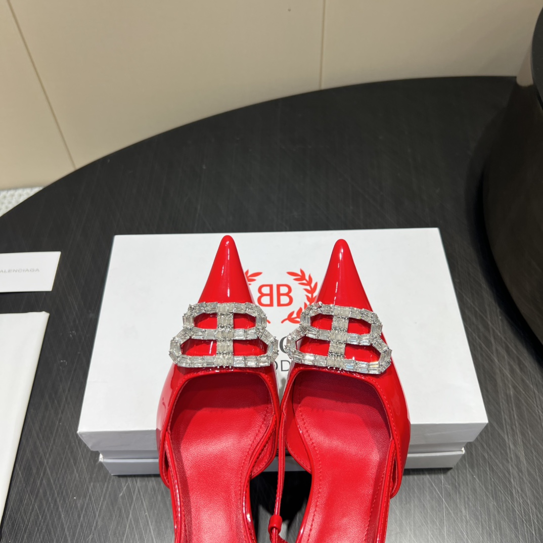 “720 Monopoly Top VersionB*ALENTIAG*A~2025 Single Shoe Series with Custom Italian Skin Bottom – 8cm Height” - 图片 5