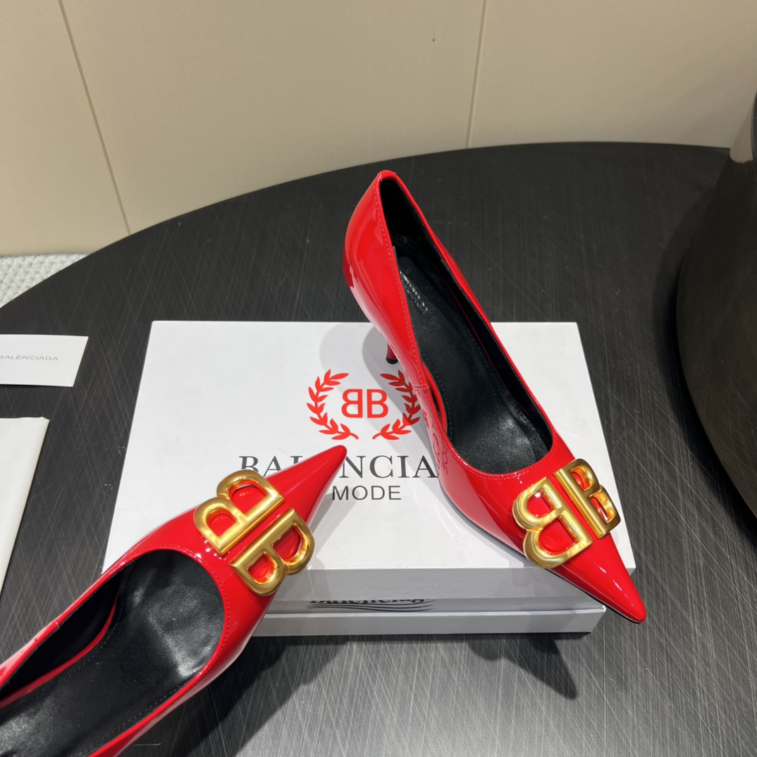 Title: High-End Monopoly Top Version B*ALENTIAG*A~2025 Shoe Summary: Elegant women’s shoes with custom materials, 8cm heel, sizes 35-39 - 图片 3