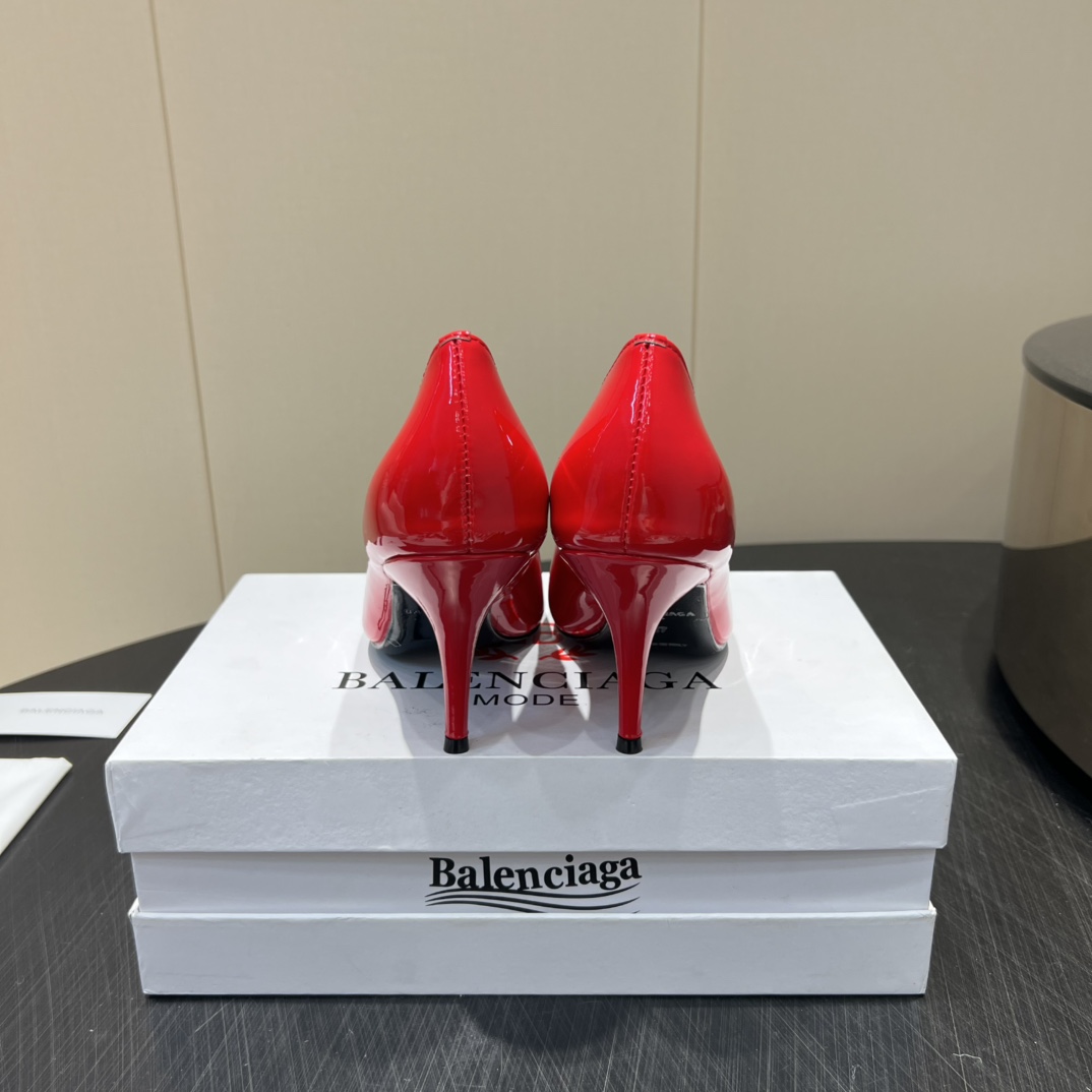 Title: High-End Monopoly Top Version B*ALENTIAG*A~2025 Shoe Summary: Elegant women’s shoes with custom materials, 8cm heel, sizes 35-39 - 图片 7